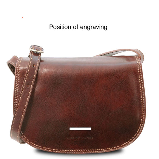 Leather shoulder bags Isabella - Lady leather saddle bag | TL9031 San Rocco Italia