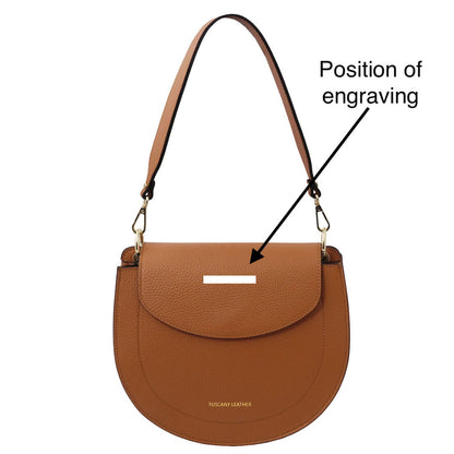 Tiche - Leather shoulder bag | TL142100 - Premium Leather shoulder bags - Just €128.10! Shop now at San Rocco Italia