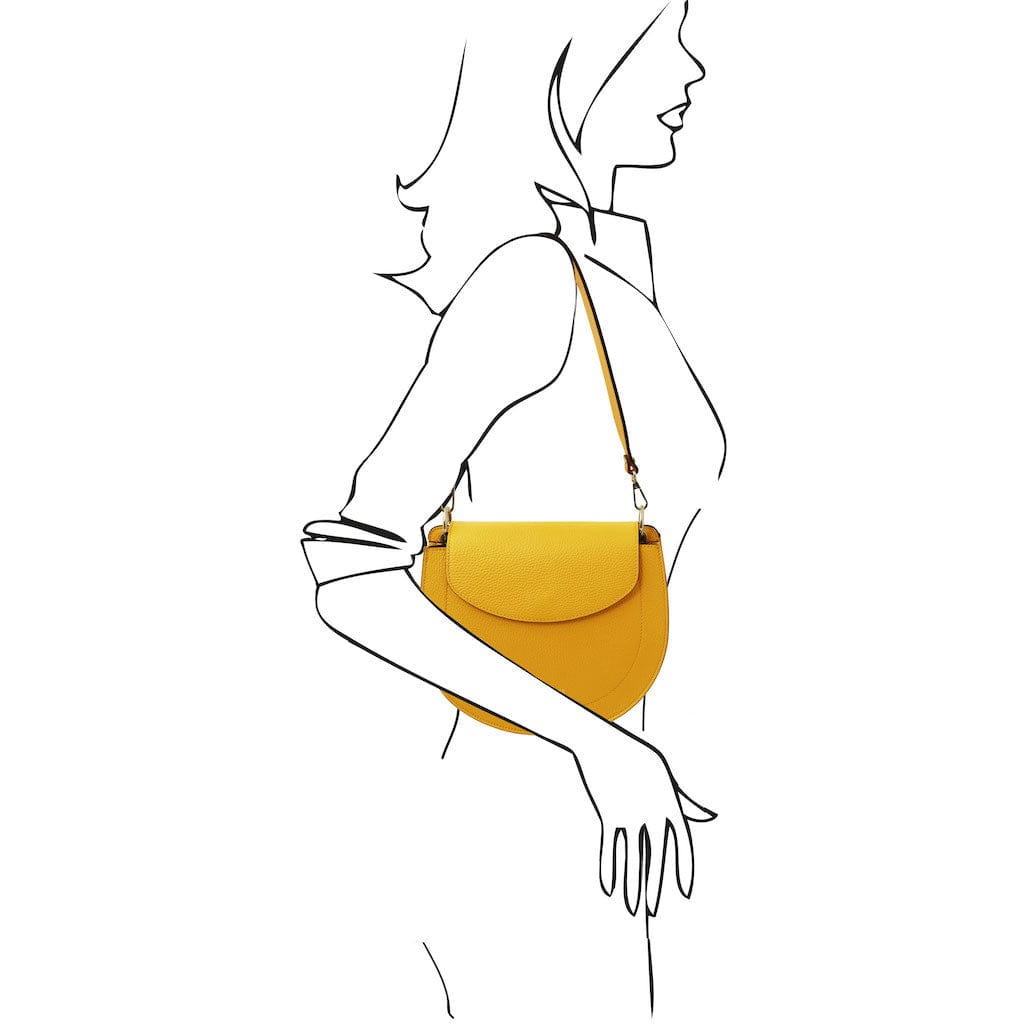 Tiche - Leather shoulder bag | TL142100 - Premium Leather shoulder bags - Just €128.10! Shop now at San Rocco Italia