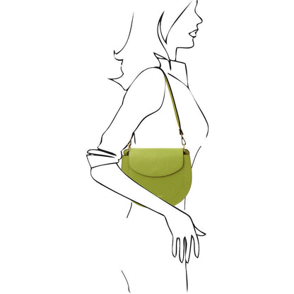 Tiche - Leather shoulder bag | TL142100 - Premium Leather shoulder bags - Just €128.10! Shop now at San Rocco Italia