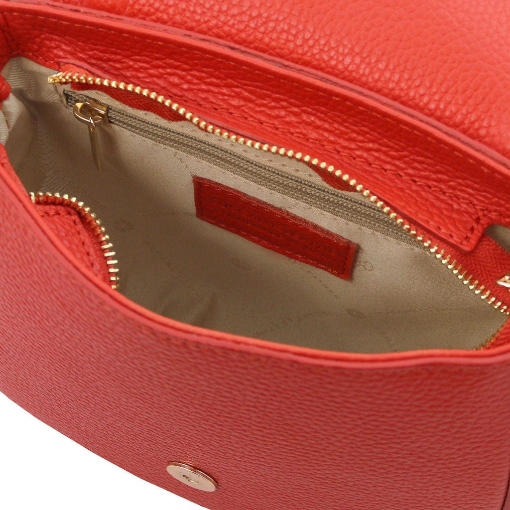 TL Bag - Leather shoulder bag with flap | TL142218 - Premium Leather shoulder bags - Just €92.72! Shop now at San Rocco Italia