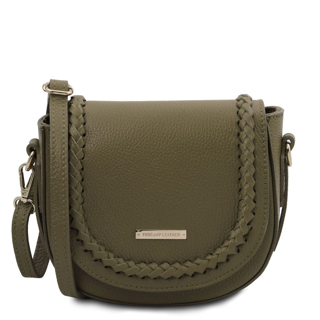 TL Bag - Leather shoulder bag with flap | TL142218 - Premium Leather shoulder bags - Just €92.72! Shop now at San Rocco Italia