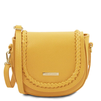 TL Bag - Leather shoulder bag with flap | TL142218 - Premium Leather shoulder bags - Just €92.72! Shop now at San Rocco Italia