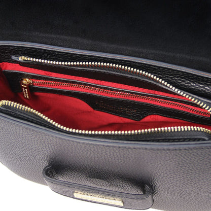TL Bag - Leather shoulder bag with flap | TL142249 - Premium Leather shoulder bags - Just €124.44! Shop now at San Rocco Italia