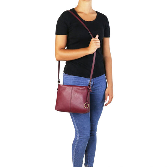 Leather shoulder bags TL Bag - Soft leather shoulder bag | TL141720 San Rocco Italia