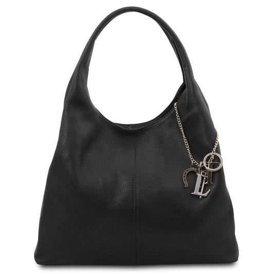 TL Keyluck - Soft leather shoulder bag | TL142264 - Premium Leather shoulder bags - Just €119.56! Shop now at San Rocco Italia
