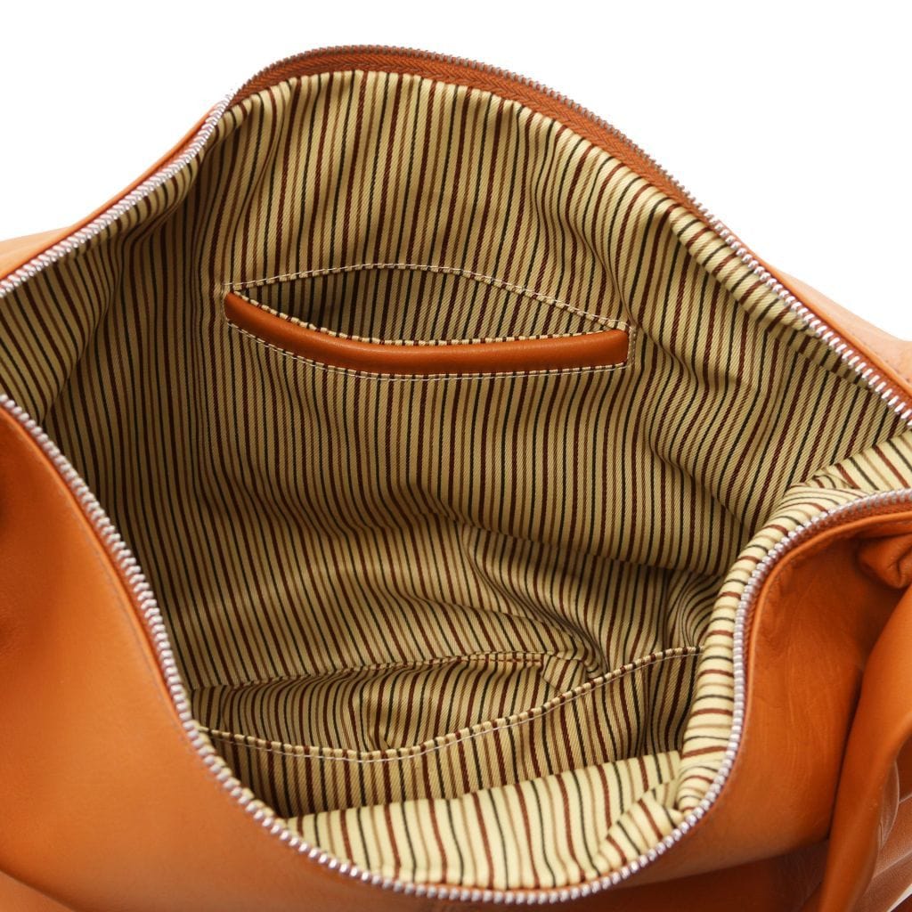 Yvette - Soft leather hobo bag | TL140900 - Premium Leather shoulder bags - Shop now at San Rocco Italia