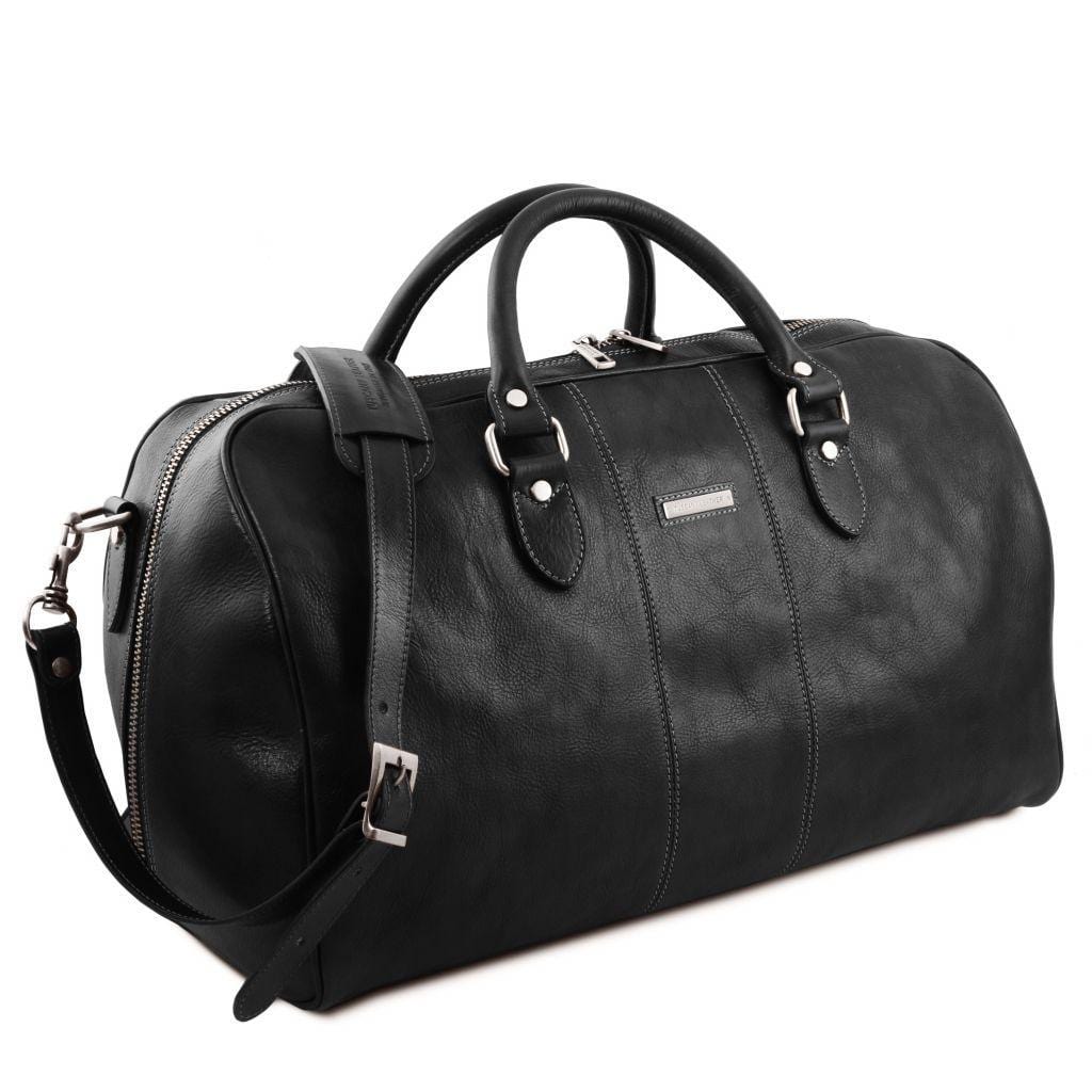 Lisbona - Travel leather duffle bag - Large size | TL141657 - Premium Leather Travel bags - Shop now at San Rocco Italia