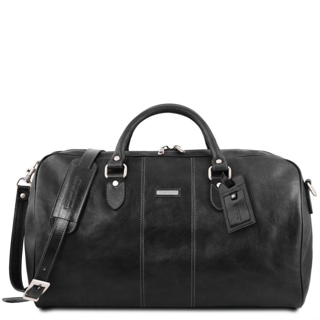 Lisbona - Travel leather duffel bag - Large size | TL141657 - Premium Leather Travel bags - Shop now at San Rocco Italia