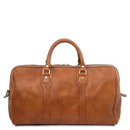 Oslo - Travel leather duffle bag - Weekender bag | TL141913 - Premium Leather Travel bags - Just €390.40! Shop now at San Rocco Italia