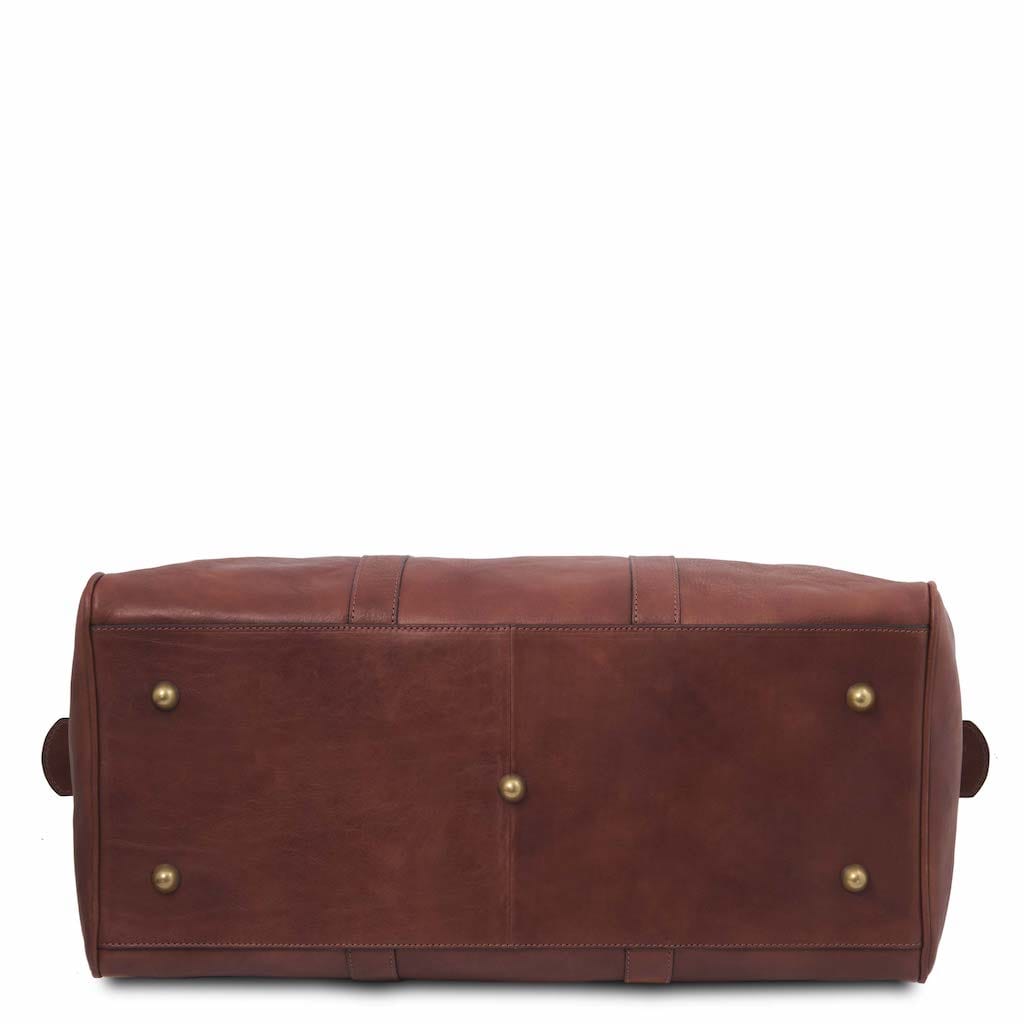 Oslo - Travel leather duffle bag - Weekender bag | TL141913 - Premium Leather Travel bags - Shop now at San Rocco Italia