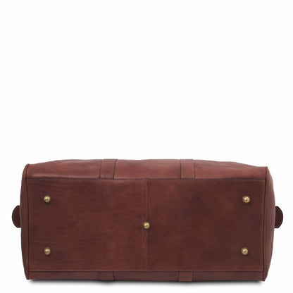 Oslo - Travel leather duffle bag - Weekender bag | TL141913 - Premium Leather Travel bags - Just €390.40! Shop now at San Rocco Italia