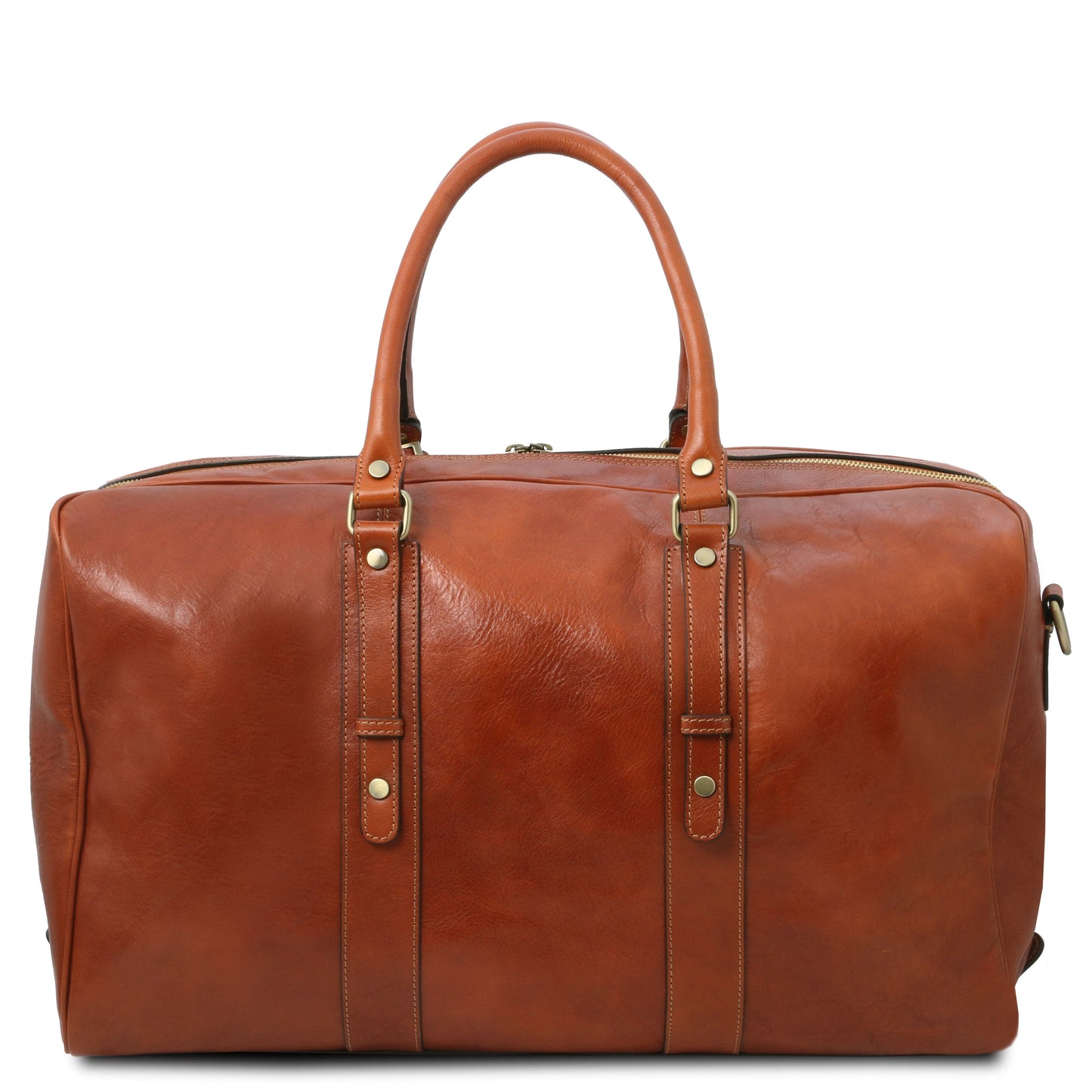 TL Voyager - Leather travel bag with front pocket | TL142140 - Premium Leather Travel bags - Shop now at San Rocco Italia