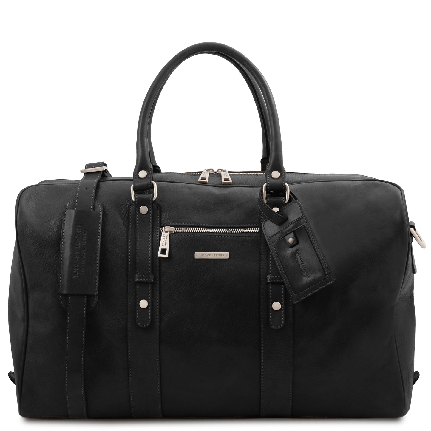 TL Voyager - Leather travel bag with front pocket | TL142140 - Premium Leather Travel bags - Just €524.60! Shop now at San Rocco Italia