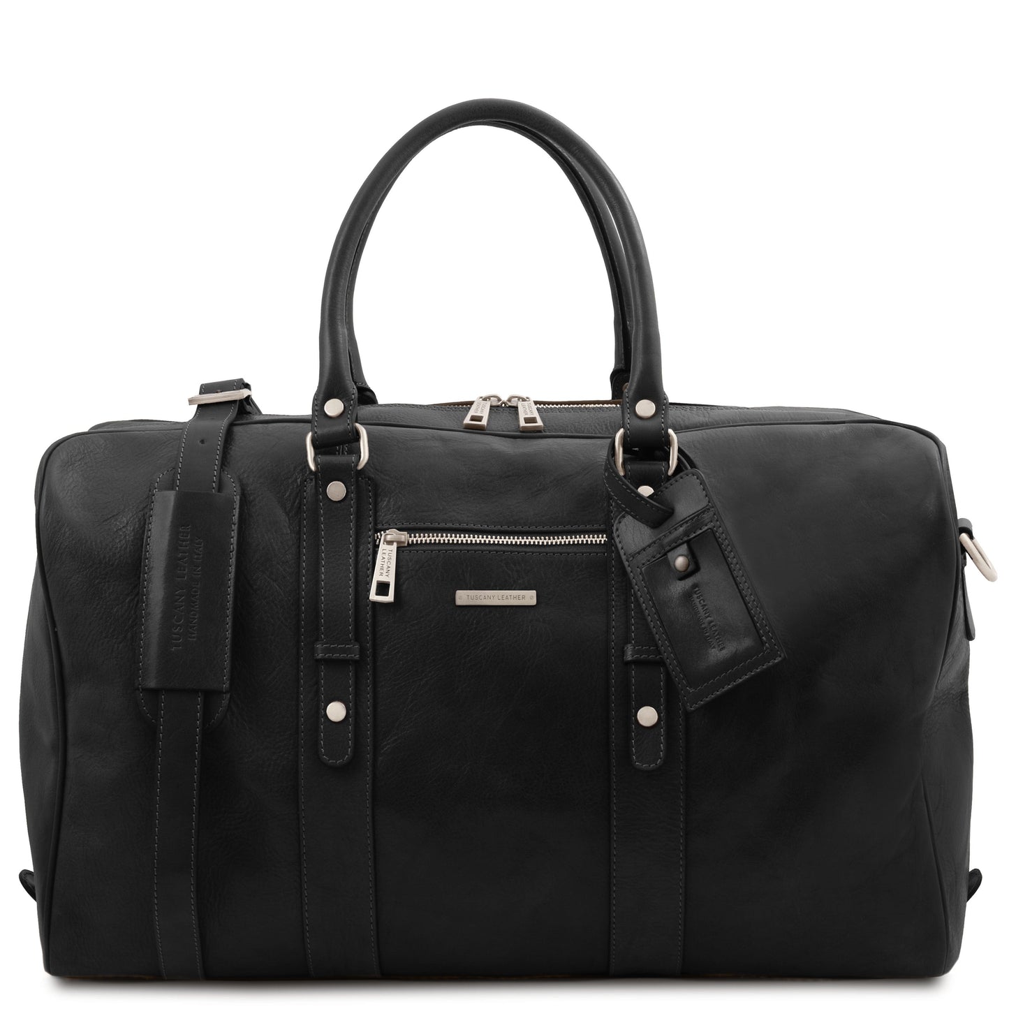 TL Voyager - Leather travel bag with front pocket | TL142140 - Premium Leather Travel bags - Shop now at San Rocco Italia