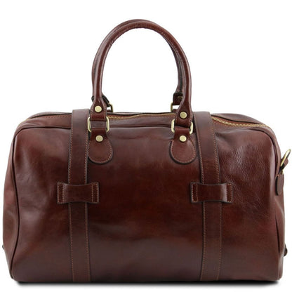 TL Voyager - Leather travel bag with front straps - Large size | TL141248 - Premium Leather Travel bags - Just €494.10! Shop now at San Rocco Italia