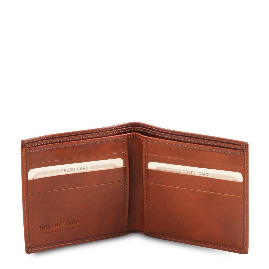 Exclusive 2 fold leather wallet for men | TL140797 - Premium Leather wallets for men - Shop now at San Rocco Italia