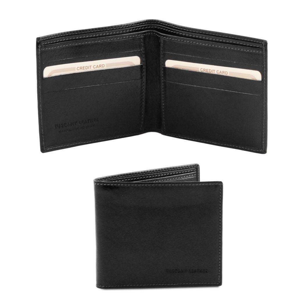 Exclusive 2 fold leather wallet for men | TL140797 - Premium Leather wallets for men - Shop now at San Rocco Italia