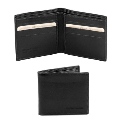 Exclusive 2 fold leather wallet for men | TL140797 - Premium Leather wallets for men - Just €53.68! Shop now at San Rocco Italia