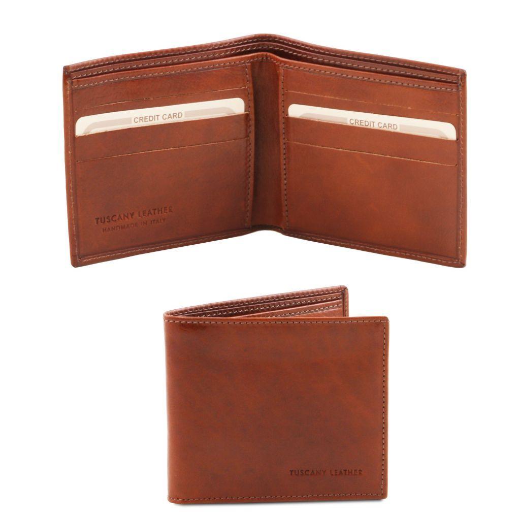 Exclusive 2 fold leather wallet for men | TL140797 - Premium Leather wallets for men - Shop now at San Rocco Italia