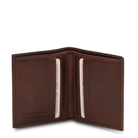 Leather wallets for men Exclusive 2 fold leather wallet for men | TL142064 San Rocco Italia