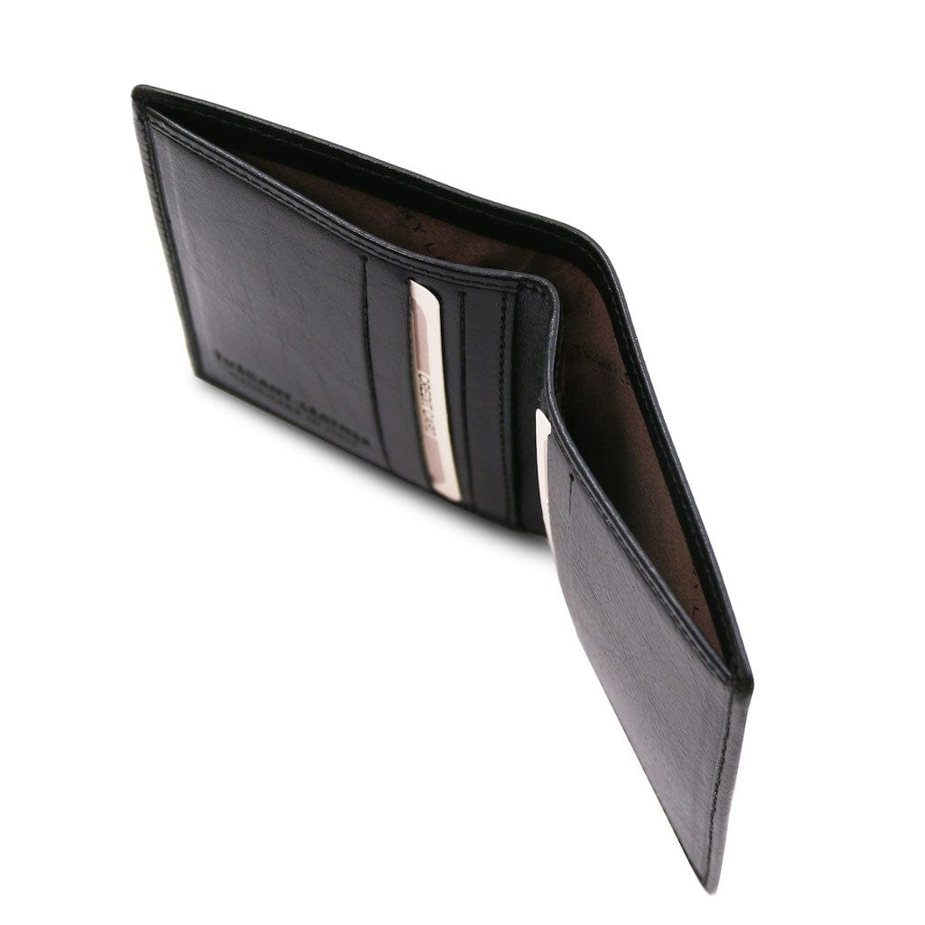 Exclusive 2 fold leather wallet for men | TL142064 - Premium Leather wallets for men - Shop now at San Rocco Italia