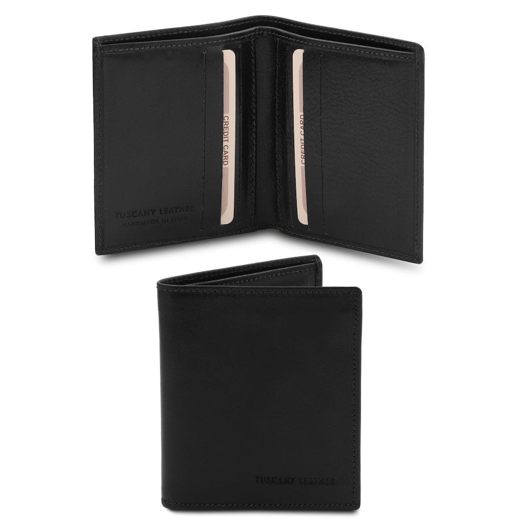 Exclusive 2 fold leather wallet for men | TL142064 - Premium Leather wallets for men - Shop now at San Rocco Italia