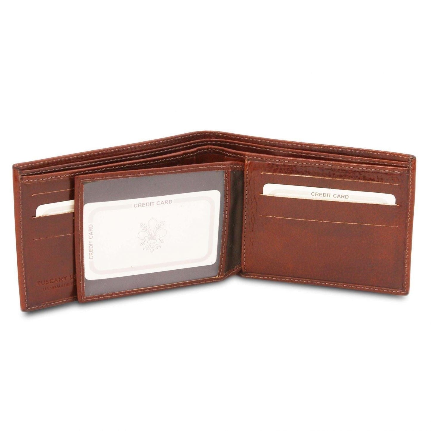 Exclusive leather 3 fold wallet for men | TL140817 - Premium Leather wallets for men - Just €63.44! Shop now at San Rocco Italia