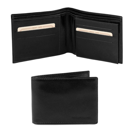 Exclusive leather 3 fold wallet for men | TL140817 - Premium Leather wallets for men - Shop now at San Rocco Italia