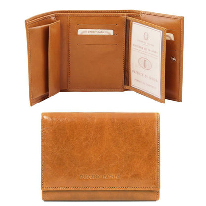 Exclusive 4 fold leather wallet for women | TL140796 - Premium Leather wallets for women - Shop now at San Rocco Italia
