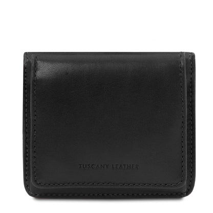 Exclusive leather wallet with coin pocket | TL142059 - Premium Leather wallets for women - Shop now at San Rocco Italia