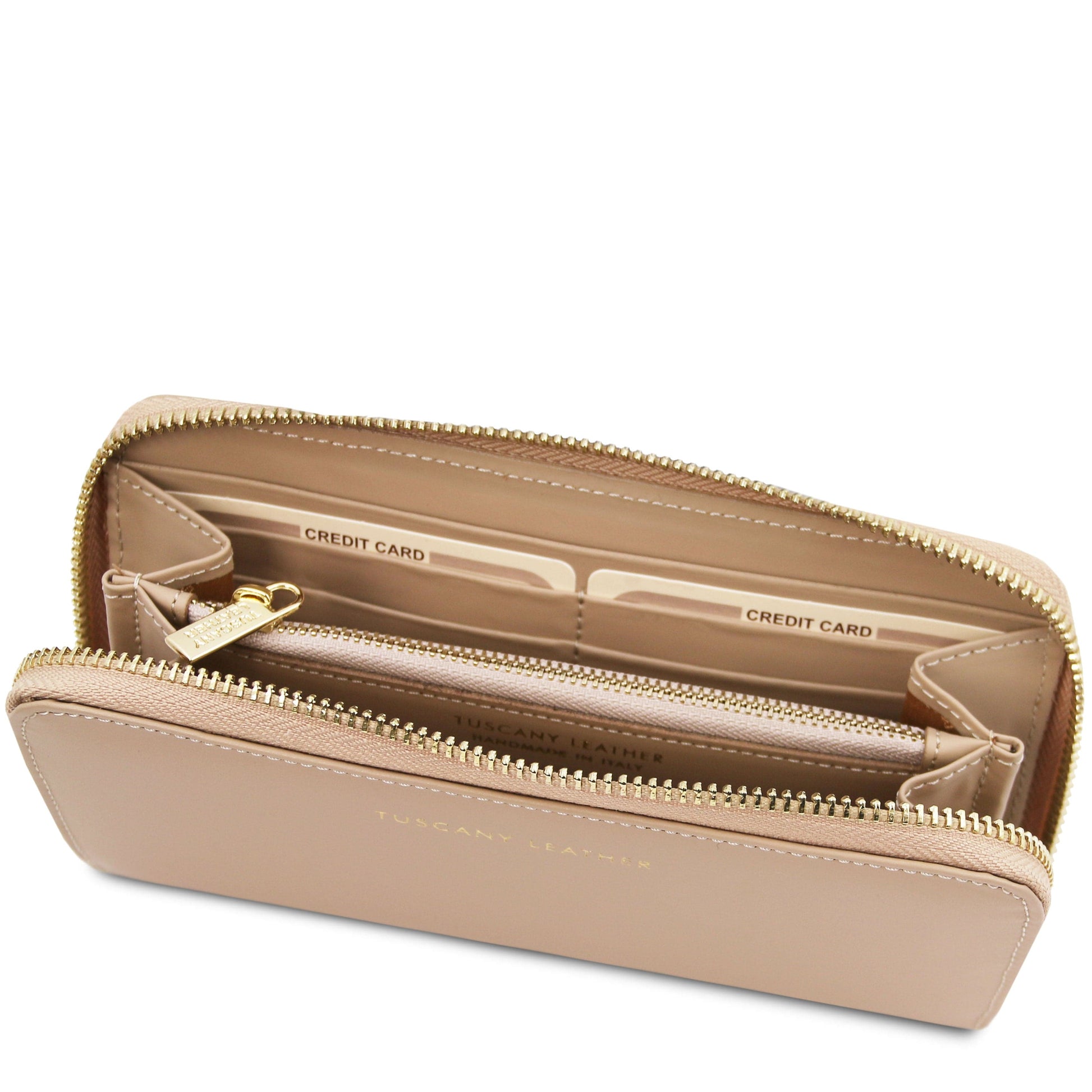 Venere - Exclusive leather accordion wallet with zip closure | TL142085 - Premium Leather wallets for women - Just €97.60! Shop now at San Rocco Italia
