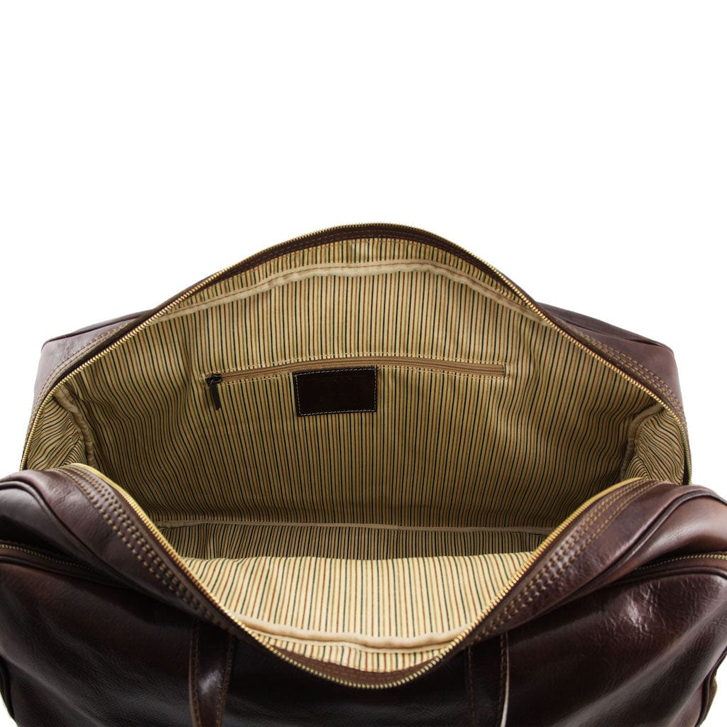 Bora Bora - Trolley leather bag - Large size | TL3067 - Premium Leather Wheeled luggage - Just €732! Shop now at San Rocco Italia