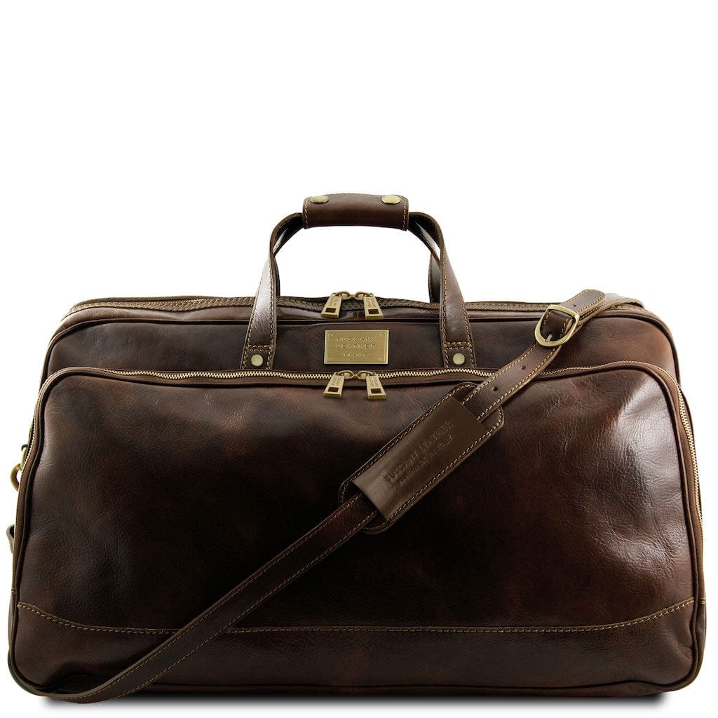 Bora Bora - Trolley leather bag - Large size | TL3067 - Premium Leather Wheeled luggage - Shop now at San Rocco Italia