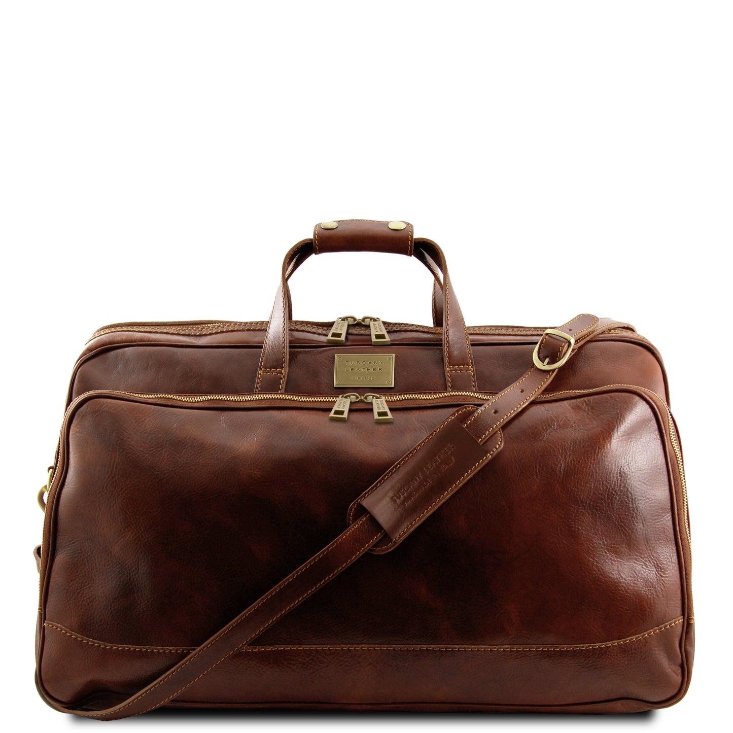 Bora Bora - Trolley leather bag - Small size | TL3065 - Premium Leather Wheeled luggage - Shop now at San Rocco Italia