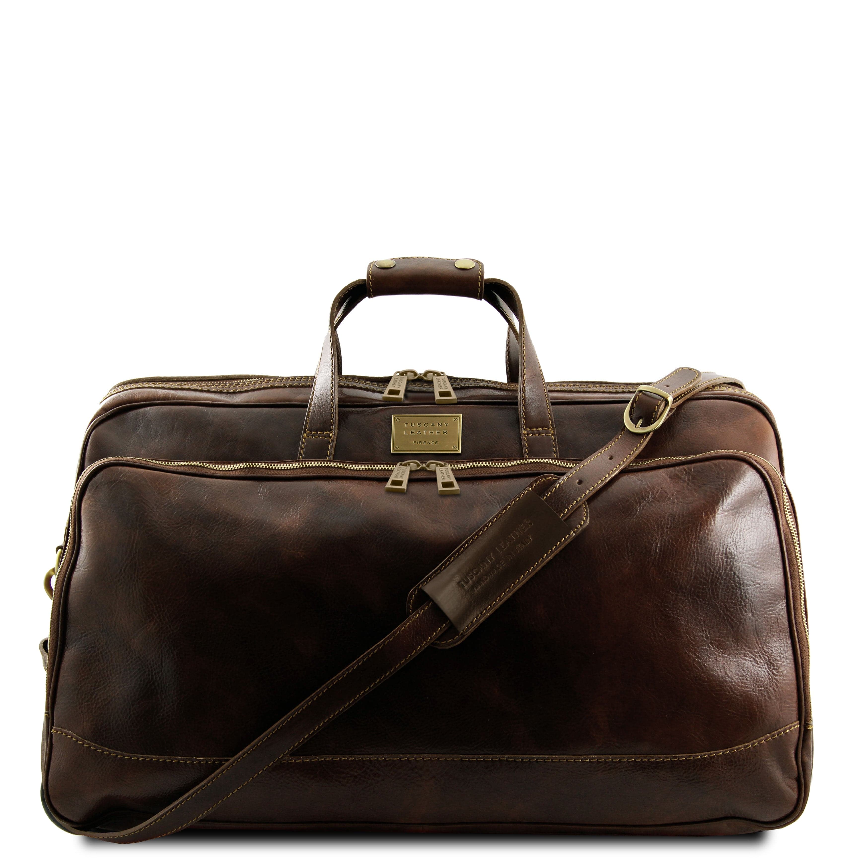 Bora Bora - Trolley leather bag - Small size | TL3065 | Tuscany Leather ...