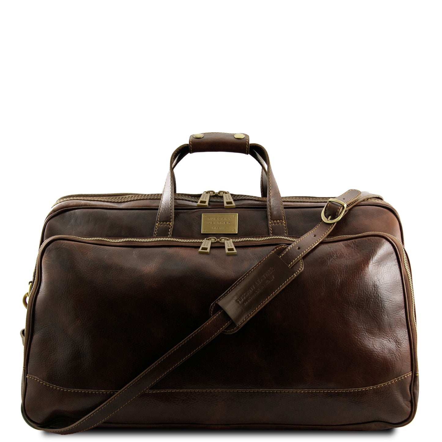 Bora Bora - Trolley leather bag - Small size | TL3065 - Premium Leather Wheeled luggage - Shop now at San Rocco Italia