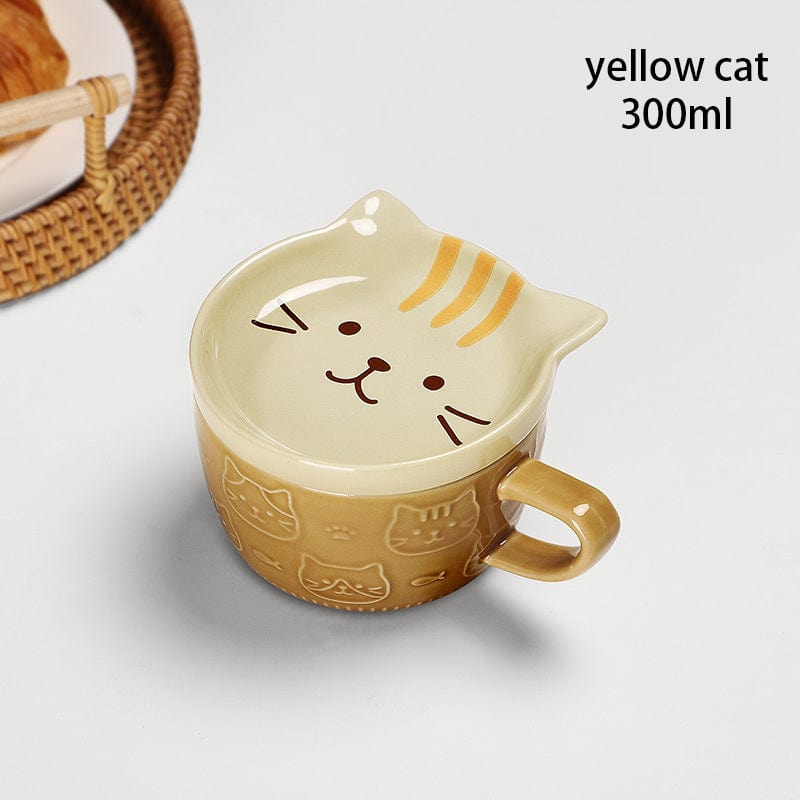 Cute Animal and Cat Coffee Mugs with Lid - Premium Mugs - Shop now at San Rocco Italia
