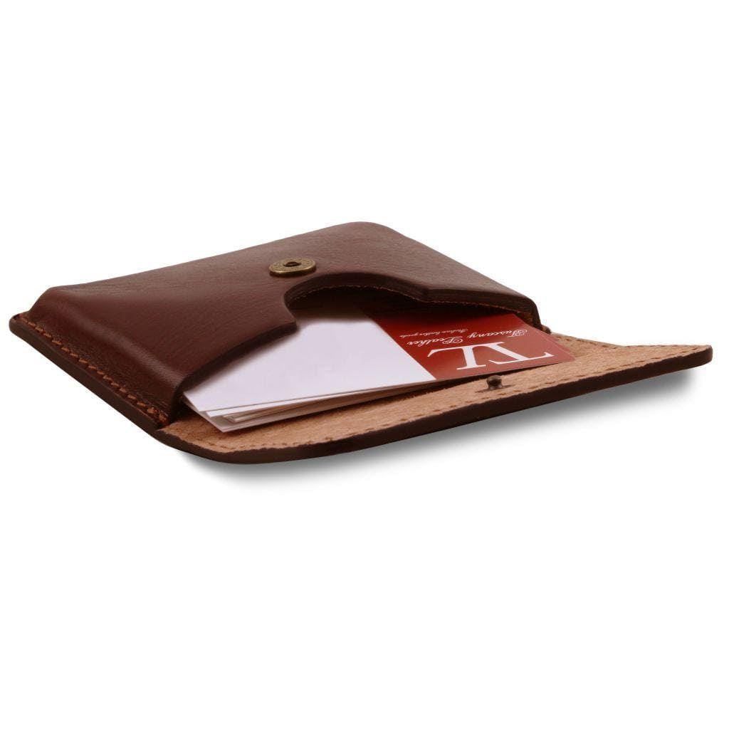 Exclusive leather business card holder | TL141378 - Premium Office leather accessories - Shop now at San Rocco Italia