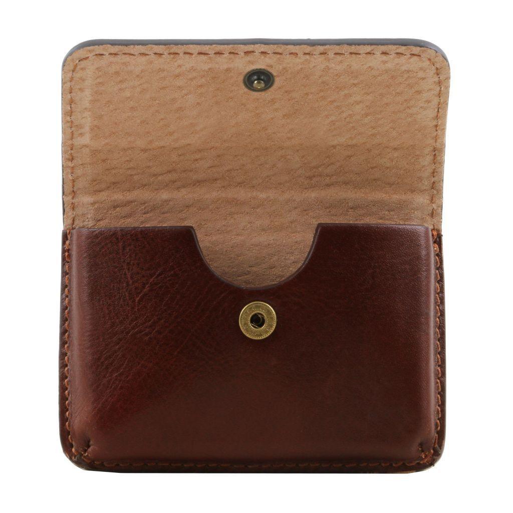 Exclusive leather business card holder | TL141378 - Premium Office leather accessories - Shop now at San Rocco Italia