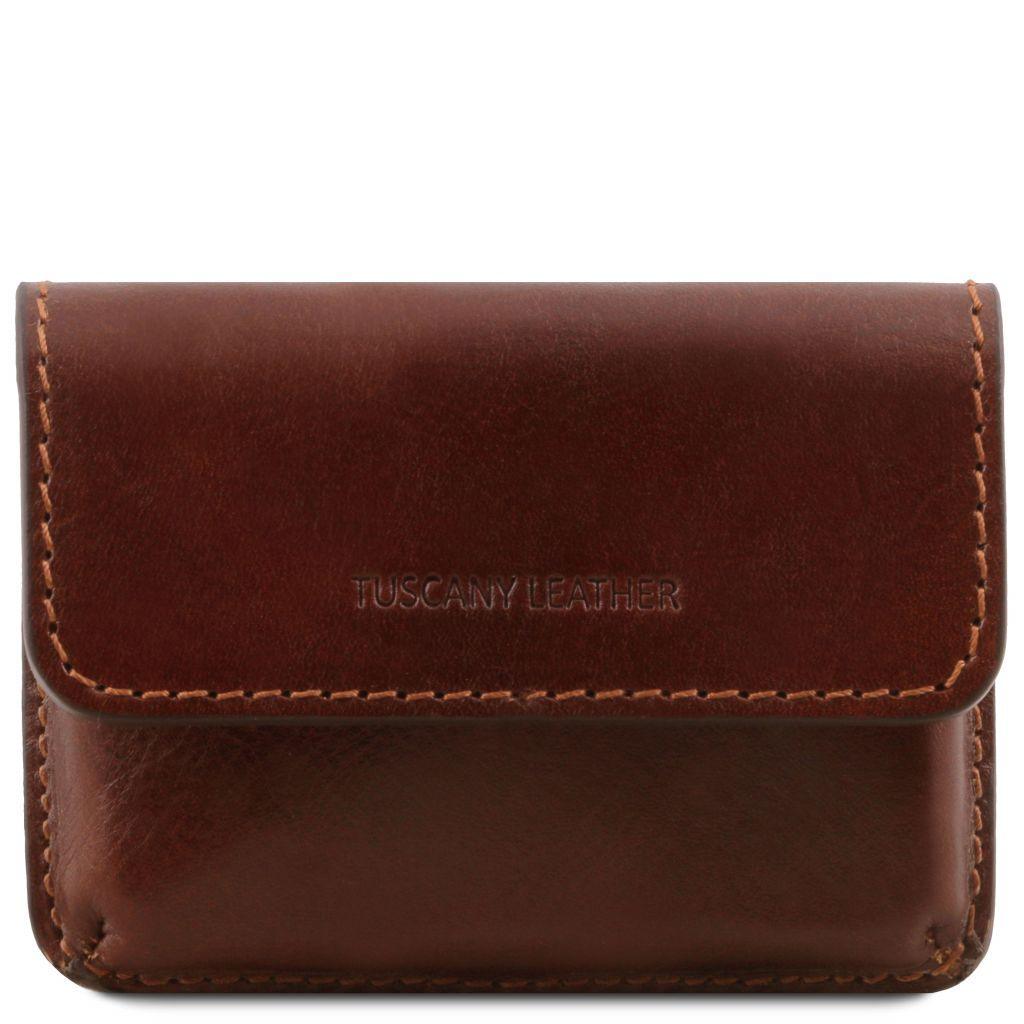 Exclusive leather business card holder | TL141378 - Premium Office leather accessories - Shop now at San Rocco Italia