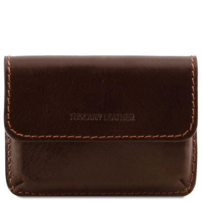 Exclusive leather business card holder | TL141378 - Premium Office leather accessories - Just €36.60! Shop now at San Rocco Italia