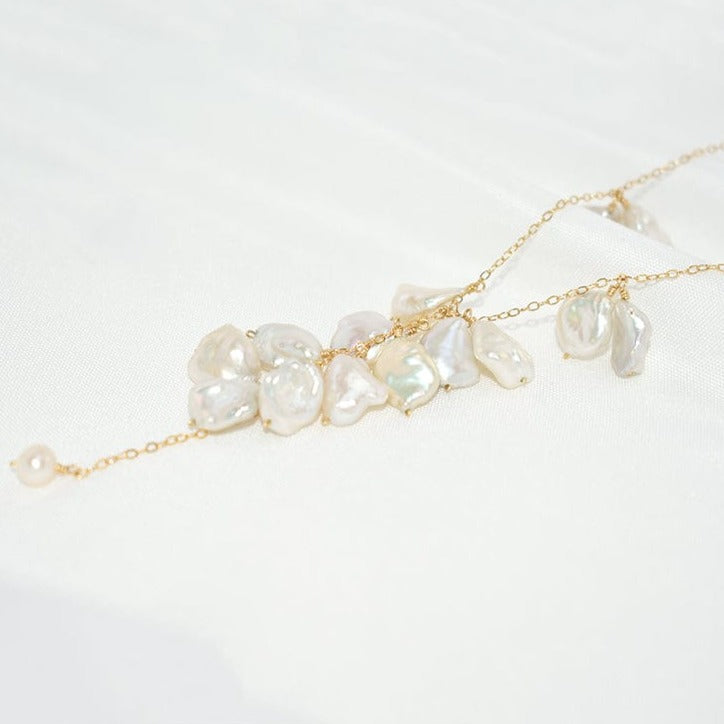 Natural Baroque Pearl Necklace - 14K Gold Filled - Premium Pearl Jewelry & Accessories - Necklaces - Shop now at San Rocco Italia
