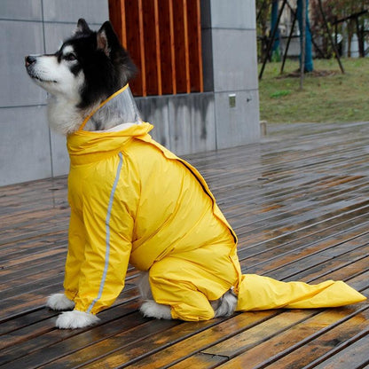 Full Coverage Dog Raincoat - Premium Pet Clothing - Just €52.95! Shop now at San Rocco Italia