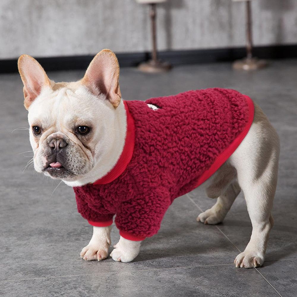 Warm Fleece Jackets for Dogs and Cats - Premium Pet Clothing - Shop now at San Rocco Italia