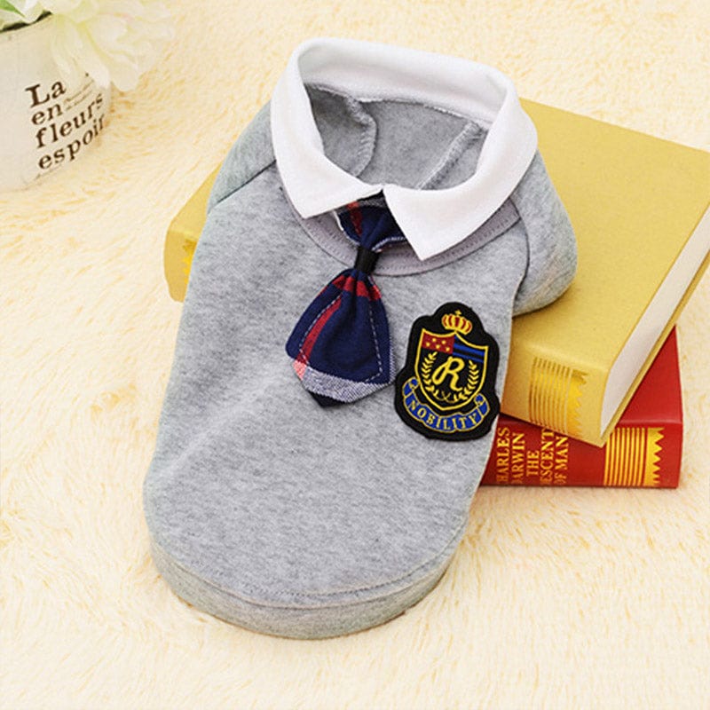 School Uniform for Small Dogs or Cats - Premium Pet Clothing - Just €17.95! Shop now at San Rocco Italia