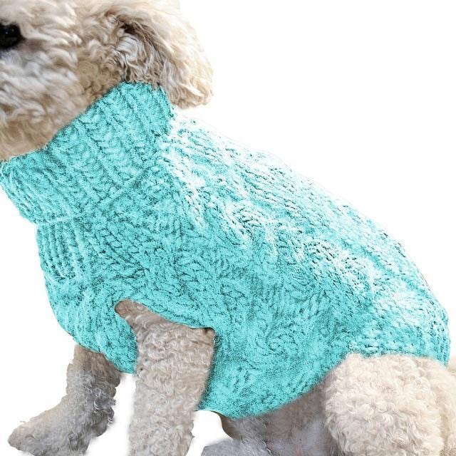 Winter Knitted Dog Sweater for Small and Medium Pets - Premium Pet Clothing - Shop now at San Rocco Italia