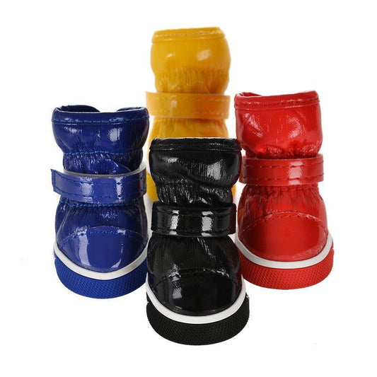 Winter Pet Shoes For Small - Warm Lined - Premium Pet Clothing - Shop now at San Rocco Italia