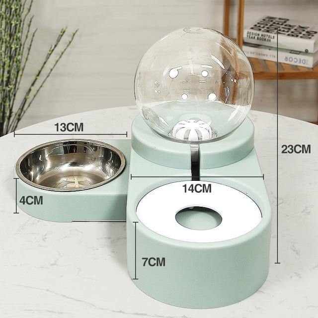 2-in-1 Pet Feeder with Automatic Water Dispenser - Premium Pet products - Shop now at San Rocco Italia