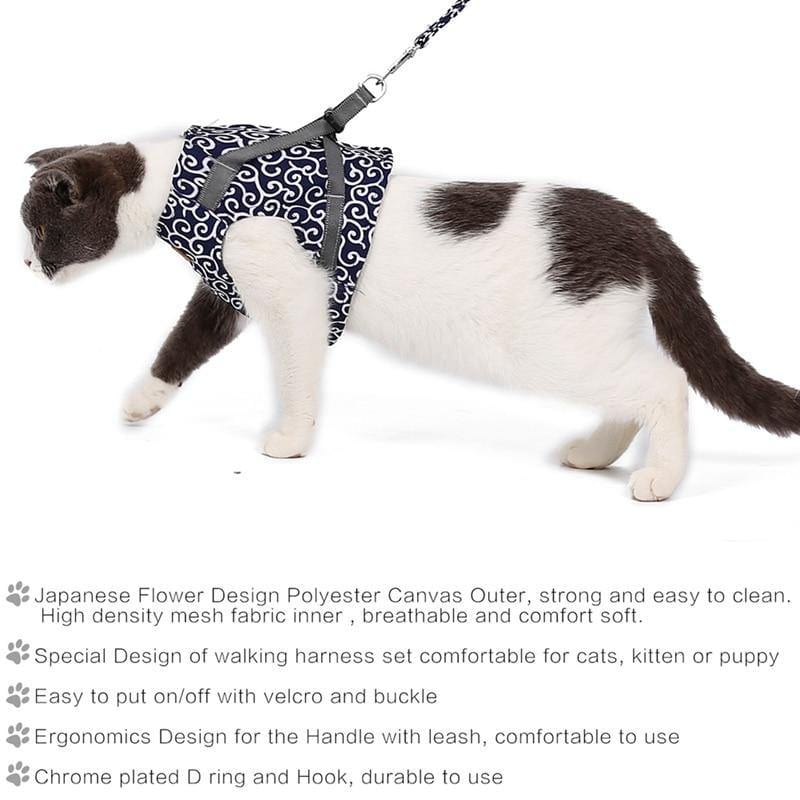 Cat Walking Jacket Harness and Leash - Premium Pet products - Just €31.95! Shop now at San Rocco Italia